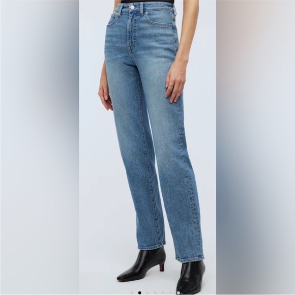 Madewell 90’s Straight Jean Blue Size 29 - Picture 2 of 15